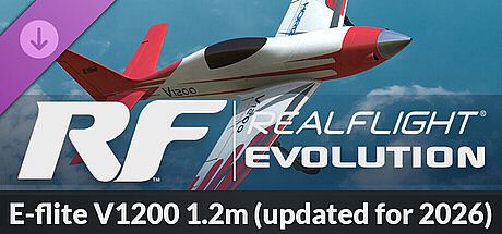 RealFlight Evolution - E-flite V1200 1.2m (updated for 2026) DLC