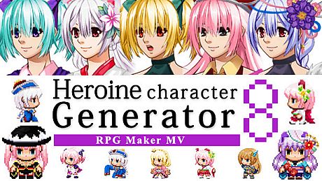 RPG Maker MV - Heroine Character Generator 8 DLC