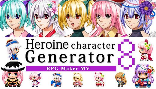 RPG Maker MV - Heroine Character Generator 8
