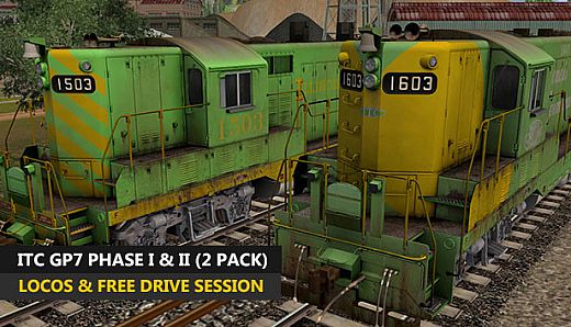 Trainz Plus DLC - ITC GP7 Phase I & II (2 Pack)