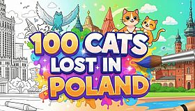 100 Cats Lost In Poland Find & Color