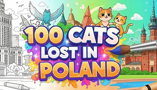100 Cats Lost In Poland Find & Color
