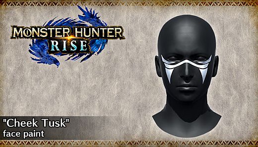 MONSTER HUNTER RISE - "Cheek Tusk" face paint