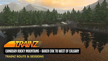 Trainz Plus DLC - Canadian Rocky Mountains Baker Crk to West of Calgary DLC