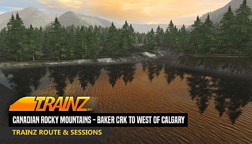 Trainz Plus DLC - Canadian Rocky Mountains Baker Crk to West of Calgary