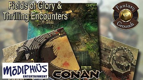 Fantasy Grounds - Conan: Fields of Glory & Thrilling Encounters Geomorphic Tile Set DLC
