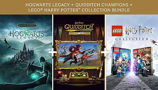 Hogwarts Legacy + Quidditch Champions + LEGO Harry Potter Collection Bundle