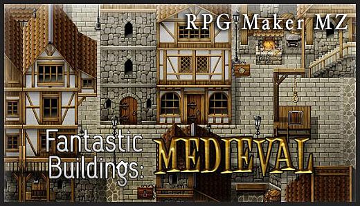 RPG Maker MZ - Fantastic Buildings: Medieval