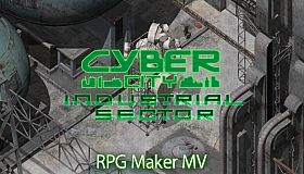 RPG Maker MV - CyberCity Industrial Sector Tiles