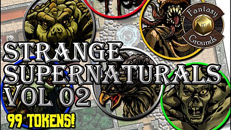 Fantasy Grounds - Strange Supernaturals Vol 2 (Token Pack) DLC