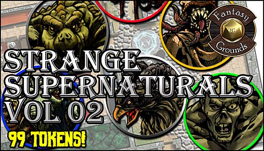 Fantasy Grounds - Strange Supernaturals Vol 2 (Token Pack)