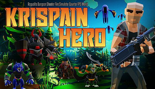 Krispain Hero:Roguelite Dungeon Shooter Fire Simulator Counter FPS World