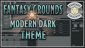 Fantasy Grounds - FG Theme - Modern Dark Theme