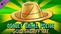 Occult Crime Police - Gold Sheriff Hat