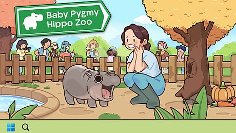 Baby Pygmy Hippo Zoo Game
