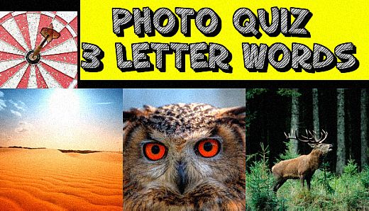 Photo Quiz - 3 Letter Words