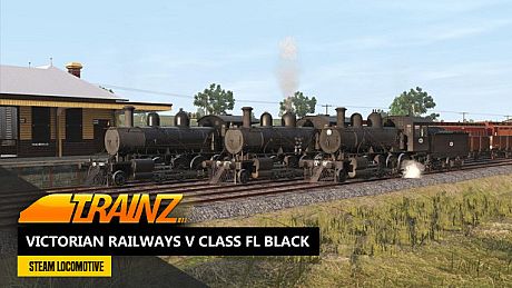Trainz 2022 DLC - Victorian Railways V class FL Black DLC