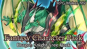RPG Maker MV - Fantasy Character Pack - Dragon Knight Free Pack