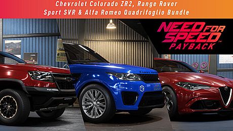 Need for Speed Payback: Chevrolet Colorado ZR2, Range Rover Sport SVR & Alfa Romeo Quadrifoglio Bundle DLC