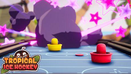 Tropical Air Hockey Game