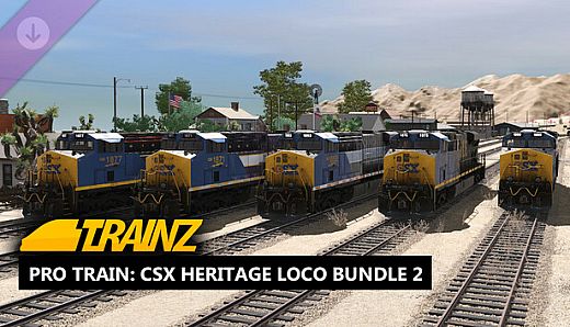 Trainz 2022 DLC - Pro Train: CSX Heritage Loco Bundle 2