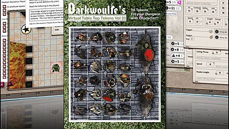 Fantasy Grounds - Darkwoulfe's Token Pack Volume 20 DLC