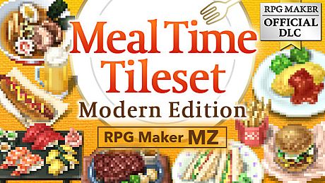RPG Maker MZ - Meal Time Tileset - Modern edition DLC