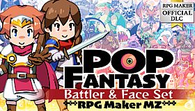 RPG Maker MZ - Pop Fantasy Battler and Face Set