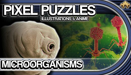 Pixel Puzzles Illustrations & Anime - Jigsaw Pack: Microorganisms