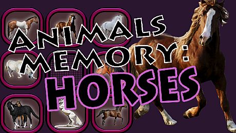 Animals Memory: Horses Game