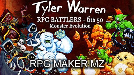 RPG Maker MZ - Tyler Warren RPG Battlers: Monster Evolution DLC