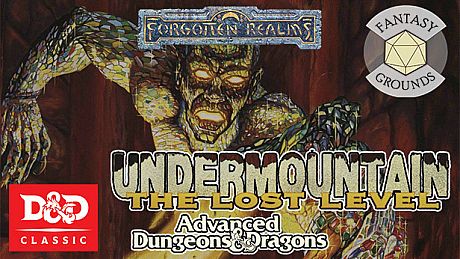Fantasy Grounds - D&D Classics: Undermountain I: The Lost Level (2E) DLC