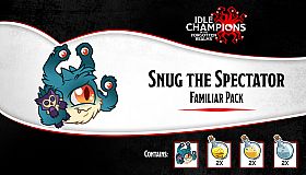 Snug the Spectator Familiar Pack