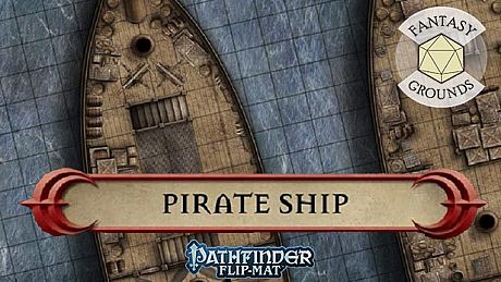Fantasy Grounds - Pathfinder RPG - Pathfinder Flip-Map - Classic Pirate Ship DLC