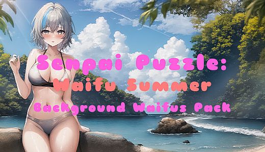 Senpai Puzzle: Waifu Summer - Background Waifus Pack