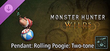 Monster Hunter Wilds - Pendant: Rolling Poogie: Two-tone DLC
