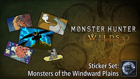 Monster Hunter Wilds - Sticker Set: Monsters of the Windward Plains DLC