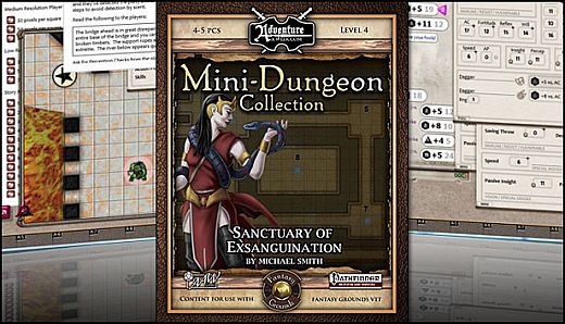 Fantasy Grounds - Mini-Dungeon #026: Sanctuary of Exsanguination (PFRPG)