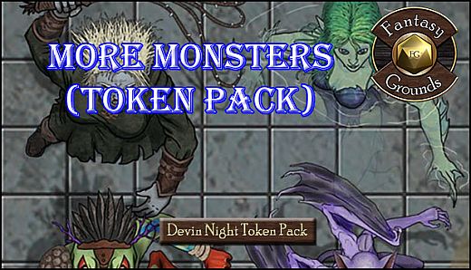 Fantasy Grounds - Token Pack 53: More Monsters (Token Pack)