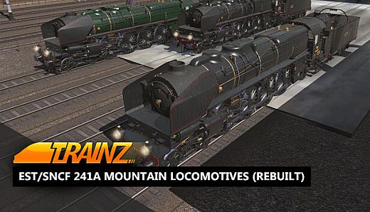 Trainz 2022 DLC - Est/SNCF 241A Mountain Locomotives (rebuilt)