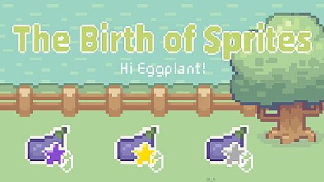 Hi Eggplant:The Birth of Sprites Game