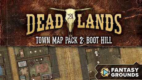 Fantasy Grounds - Deadlands: the Weird West: Map Pack 2: Boot Hill DLC