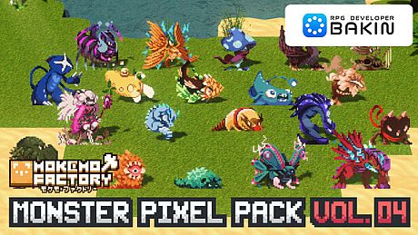 RPG Developer Bakin Mokemo Factory MONSTER PIXEL PACK Vol.4 DLC
