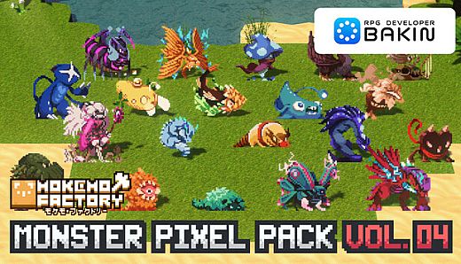RPG Developer Bakin Mokemo Factory MONSTER PIXEL PACK Vol.4