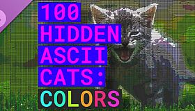 100 Hidden ASCII Cats: Colors