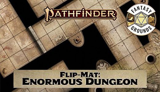 Fantasy Grounds - Pathfinder RPG - Pathfinder Flip-Mat - Enormous Dungeon