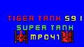 Tiger Tank 59 Ⅰ Super Tank MP041