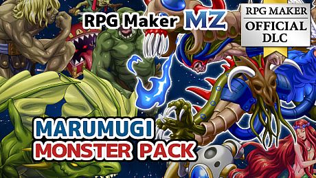 RPG Maker MZ - MARUMUGI Monster Pack DLC