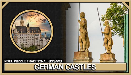 Pixel Puzzles Traditional Jigsaws Pack: German Castles