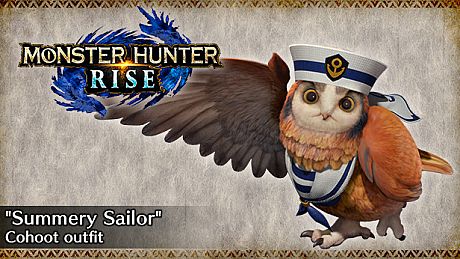 MONSTER HUNTER RISE - "Summery Sailor" Cohoot outfit DLC